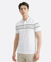 Áo polo nam vải thun cổ đức
