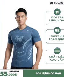 Áo thun thể thao nam V Shape PW8242